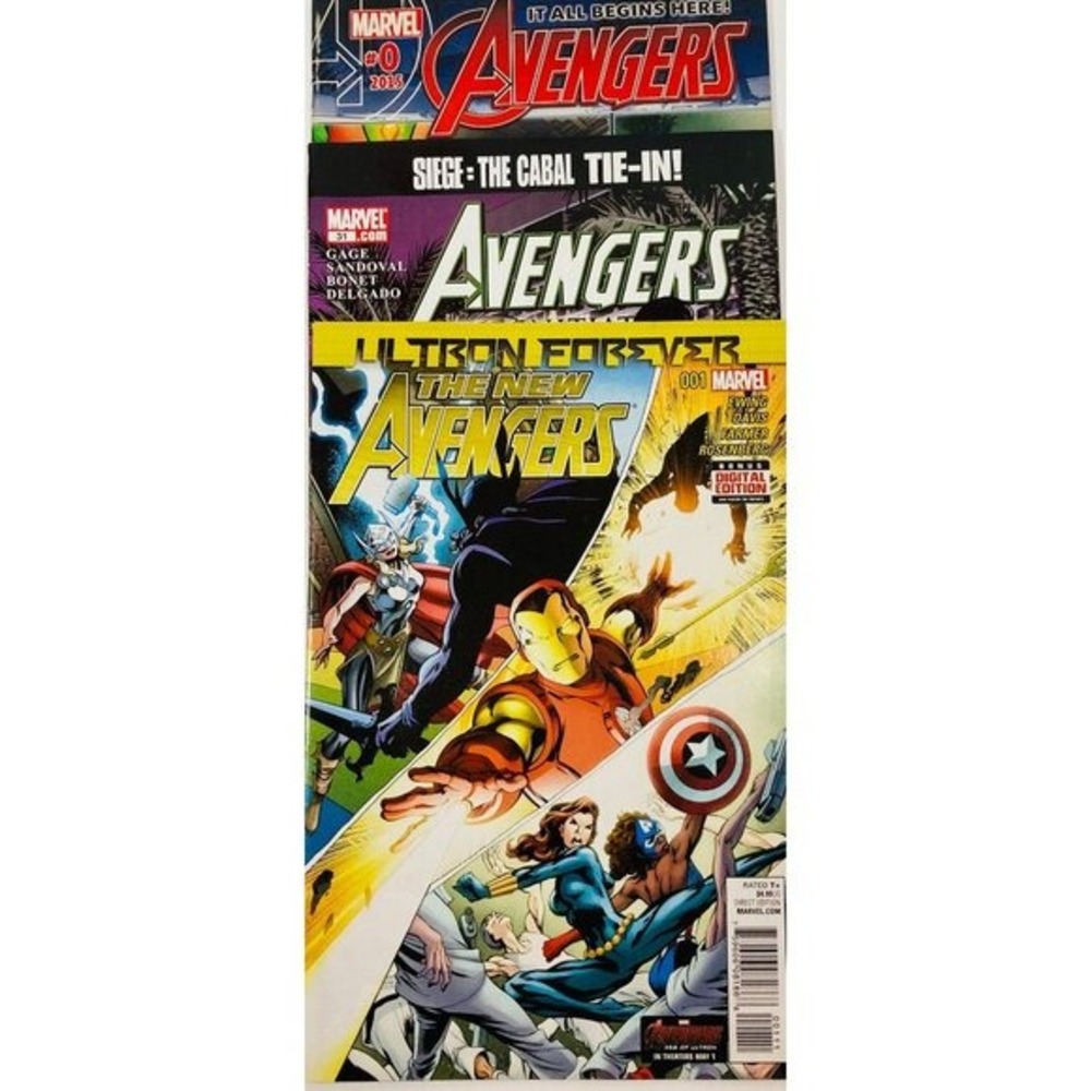Marvel Avengers Comic‎ Book Collection  Issue #0 #31 & Ultron Forever #1